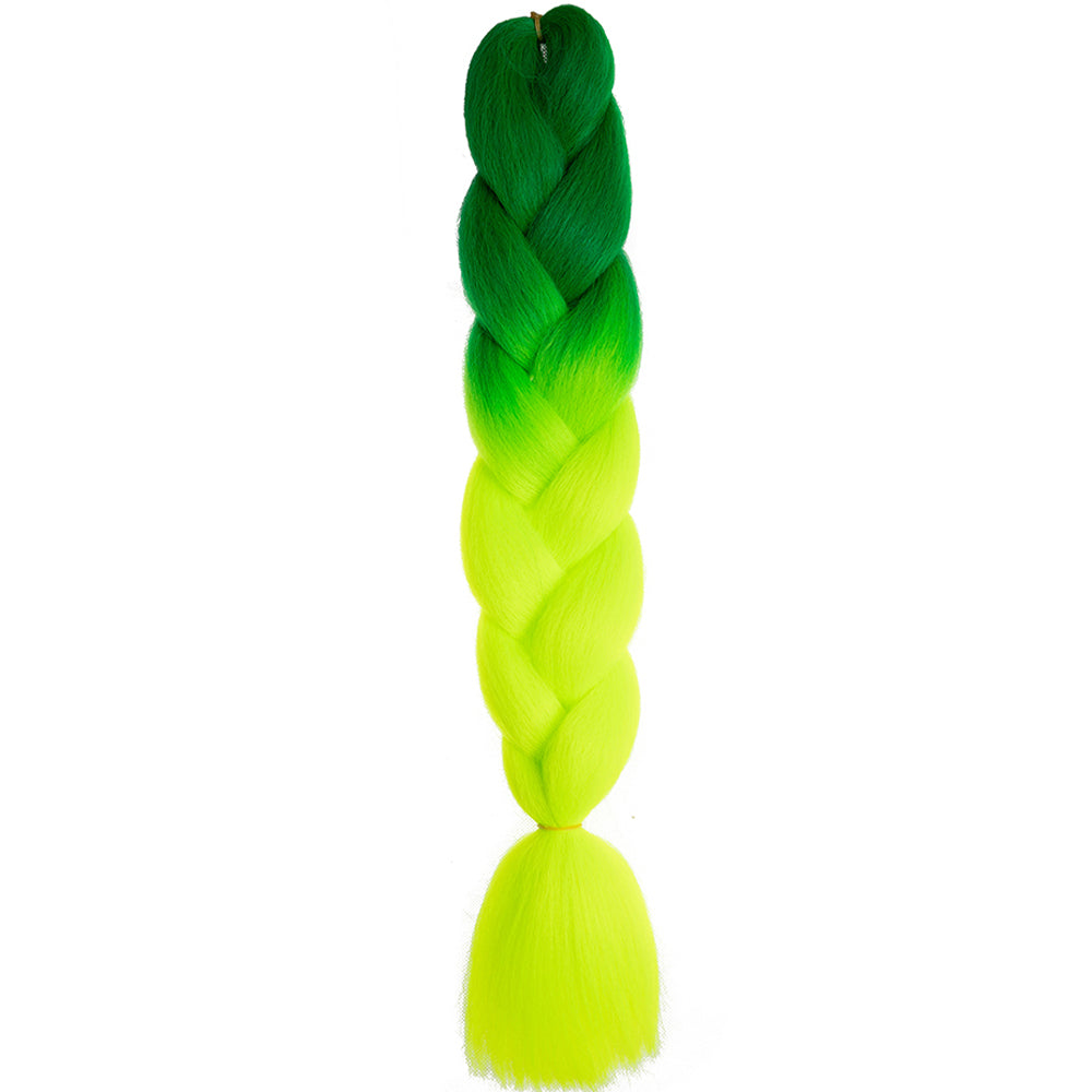 Jumbo Braids Extensions Synthetic Braiding Hair Kanekalon Afro Ombre Color Hair for Kids Children Crochet Twist Braid