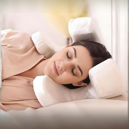 Memory Foam Face Relaxed Wrinkle Prevention Pillow for Beauty Sleep, Anti Aging Anti Wrinkle Beauty Bed Pillow