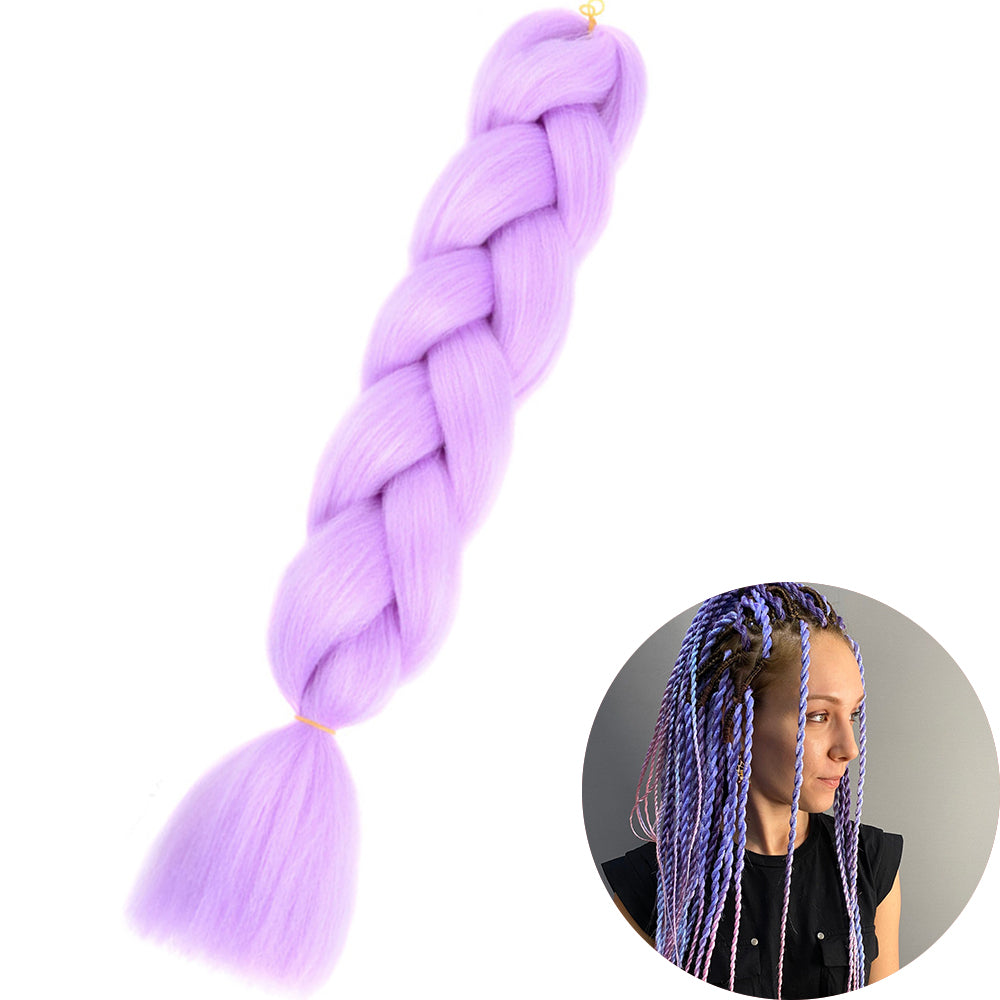 Jumbo Braid Hair Extensions, Ombre Kanekalon Synthetic Yaki Braids for Women, DIY Braiding Hair in Multiple Colors