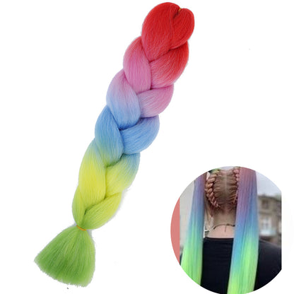 Jumbo Braid Hair Extensions, Ombre Kanekalon Synthetic Yaki Braids for Women, DIY Braiding Hair in Multiple Colors