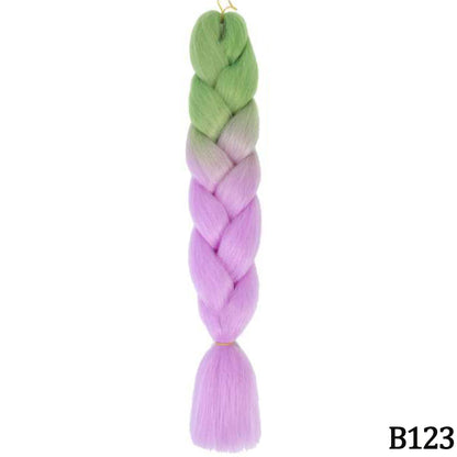 Jumbo Braid Hair Extensions, Ombre Kanekalon Synthetic Yaki Braids for Women, DIY Braiding Hair in Multiple Colors