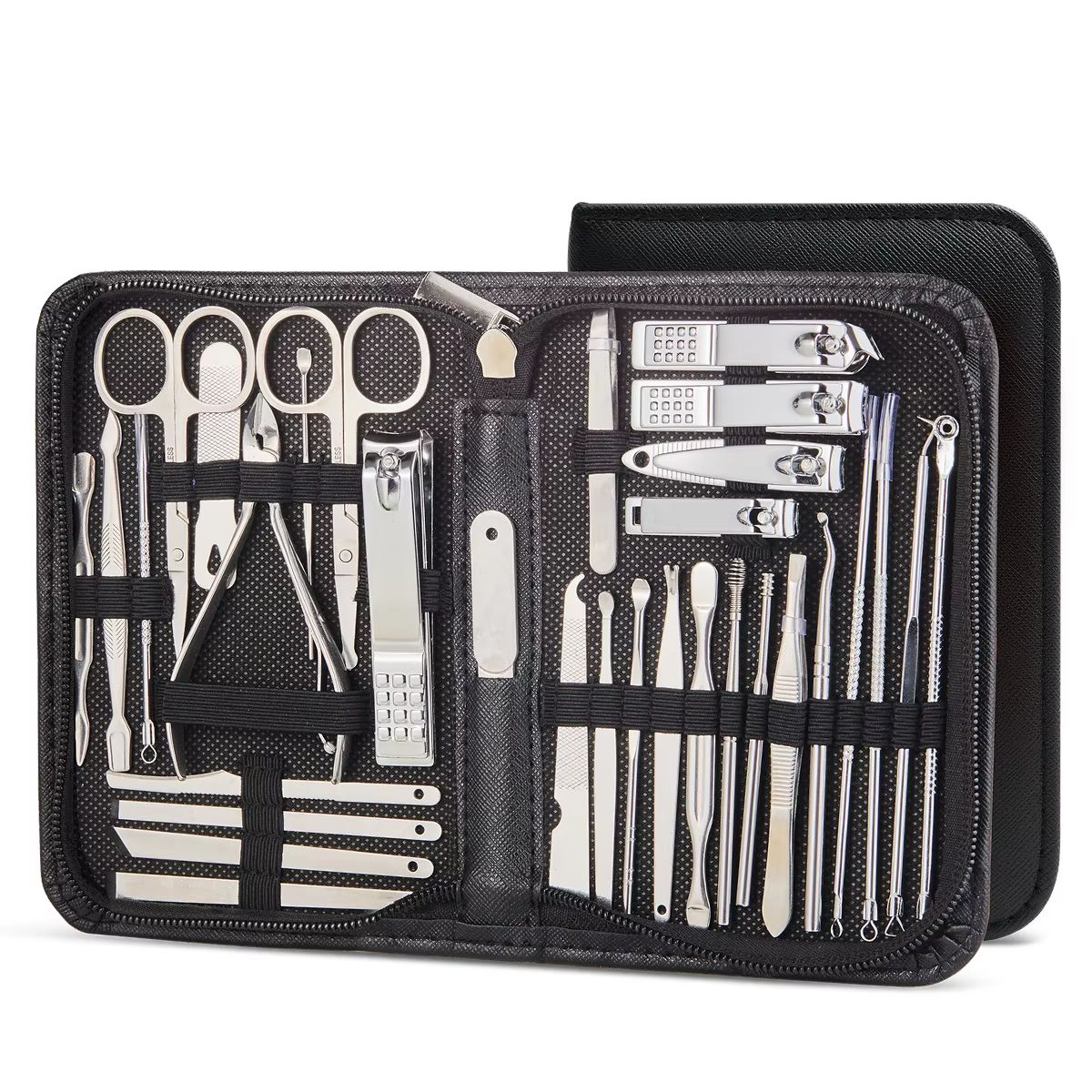 8/32pcs Professional Manicure Set Stainless Steel Nail Care Kit with Pedicure Tools