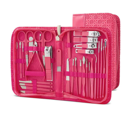 8/32pcs Professional Manicure Set Stainless Steel Nail Care Kit with Pedicure Tools
