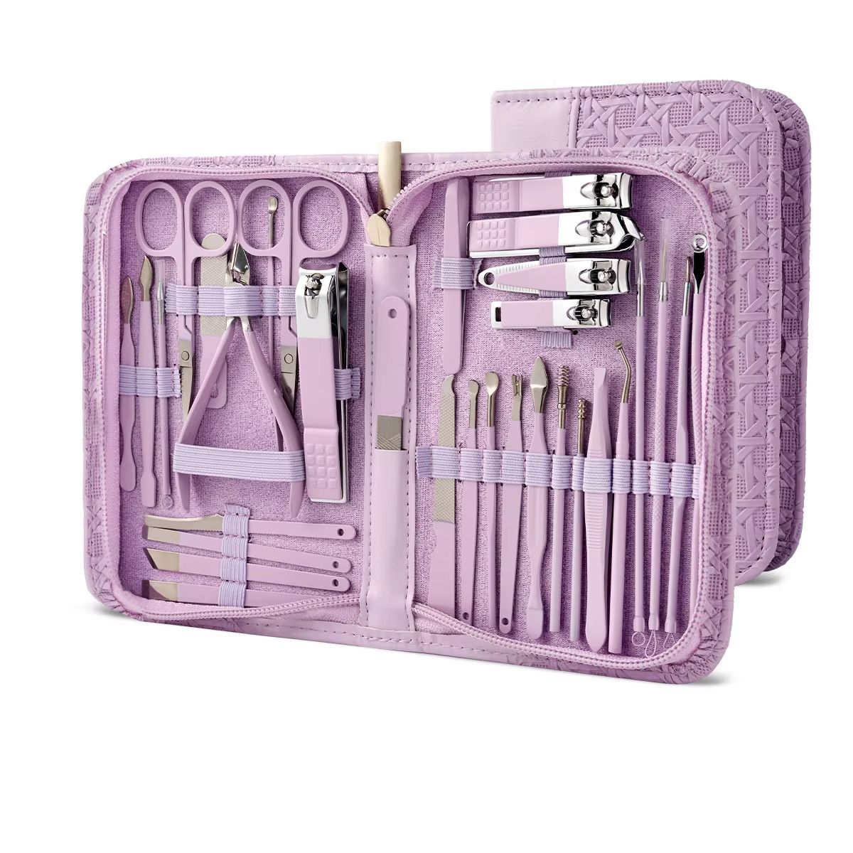 8/32pcs Professional Manicure Set Stainless Steel Nail Care Kit with Pedicure Tools