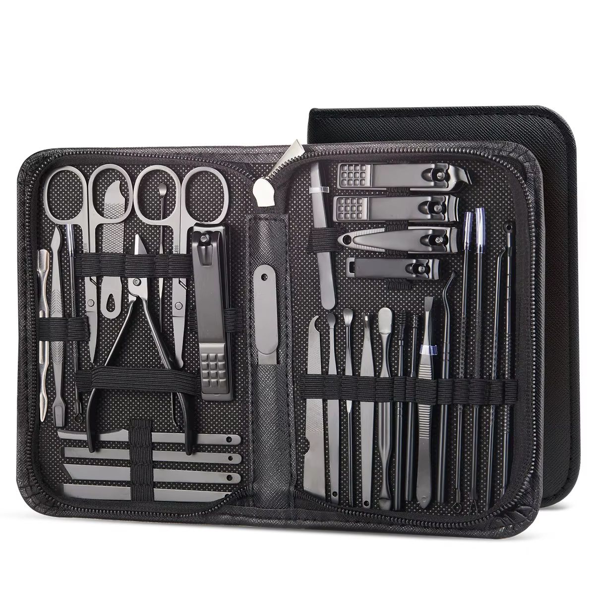 8/32pcs Professional Manicure Set Stainless Steel Nail Care Kit with Pedicure Tools