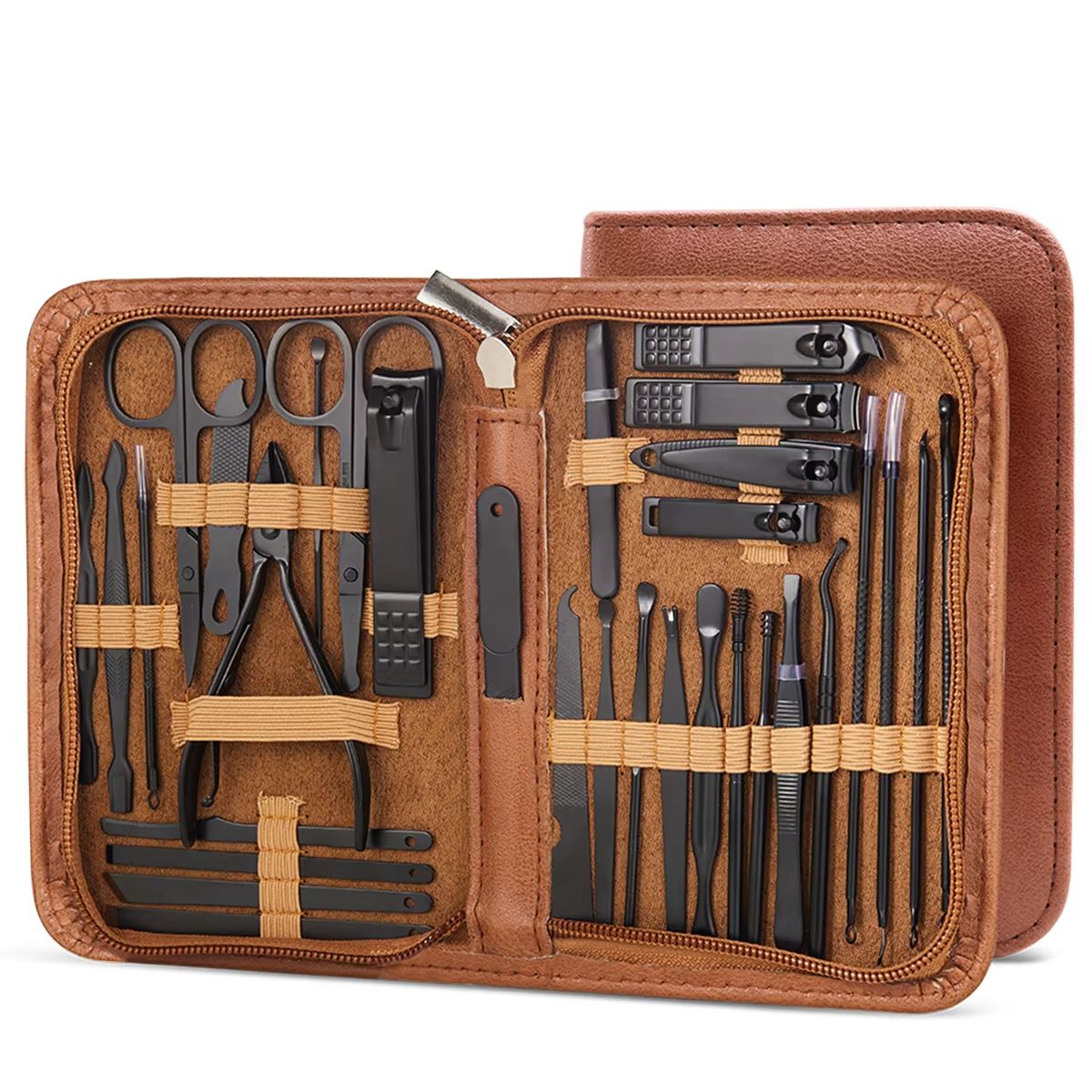 8/32pcs Professional Manicure Set Stainless Steel Nail Care Kit with Pedicure Tools