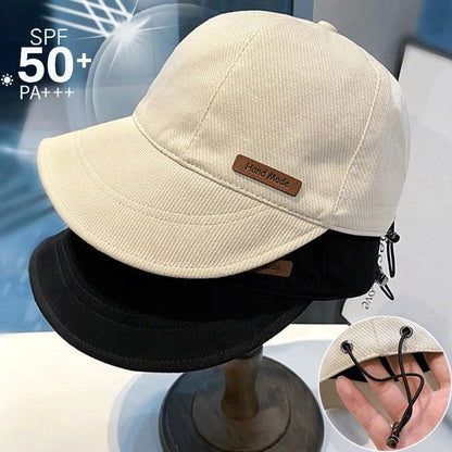 Womens Foldable UV Protection Sun Hat with Wide Brim