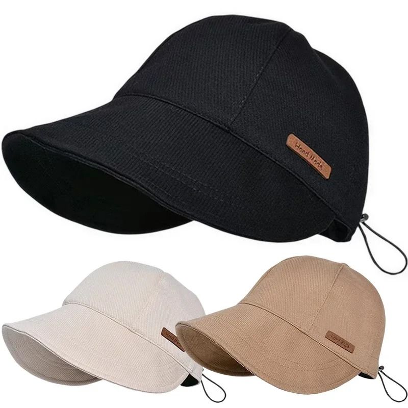 Womens Foldable UV Protection Sun Hat with Wide Brim
