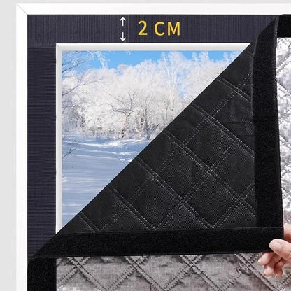 Double-Insulated Thermal Curtains for Cold, Heat, and Noise Blocking