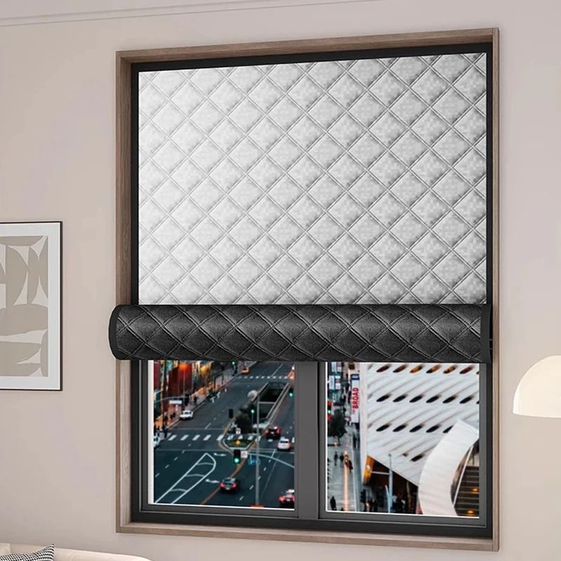 Double-Insulated Thermal Curtains for Cold, Heat, and Noise Blocking