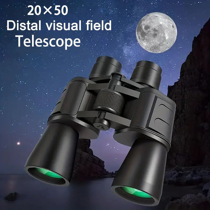 20x50 Military Binoculars for Hunting, High-Magnification BAK4 Prism Long Range Telescope