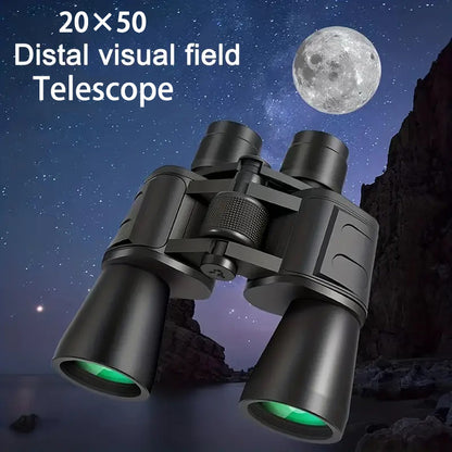 20x50 Military Binoculars for Hunting, High-Magnification BAK4 Prism Long Range Telescope