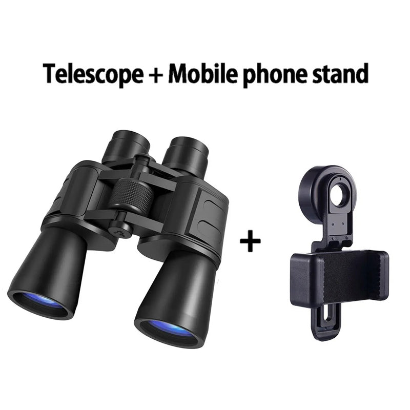 20x50 Military Binoculars for Hunting, High-Magnification BAK4 Prism Long Range Telescope