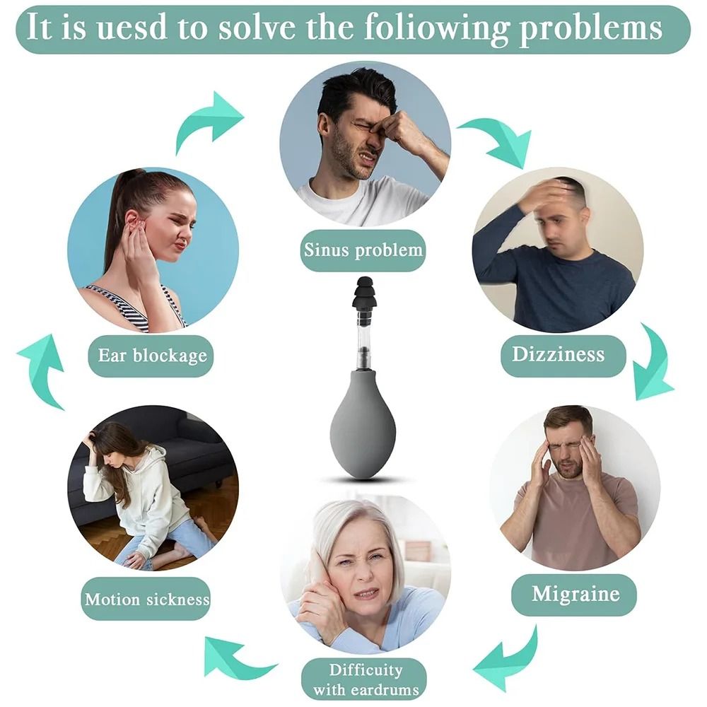 Portable Ear Pressure Relief Tool with Suction Function