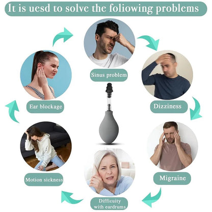 Portable Ear Pressure Relief Tool with Suction Function