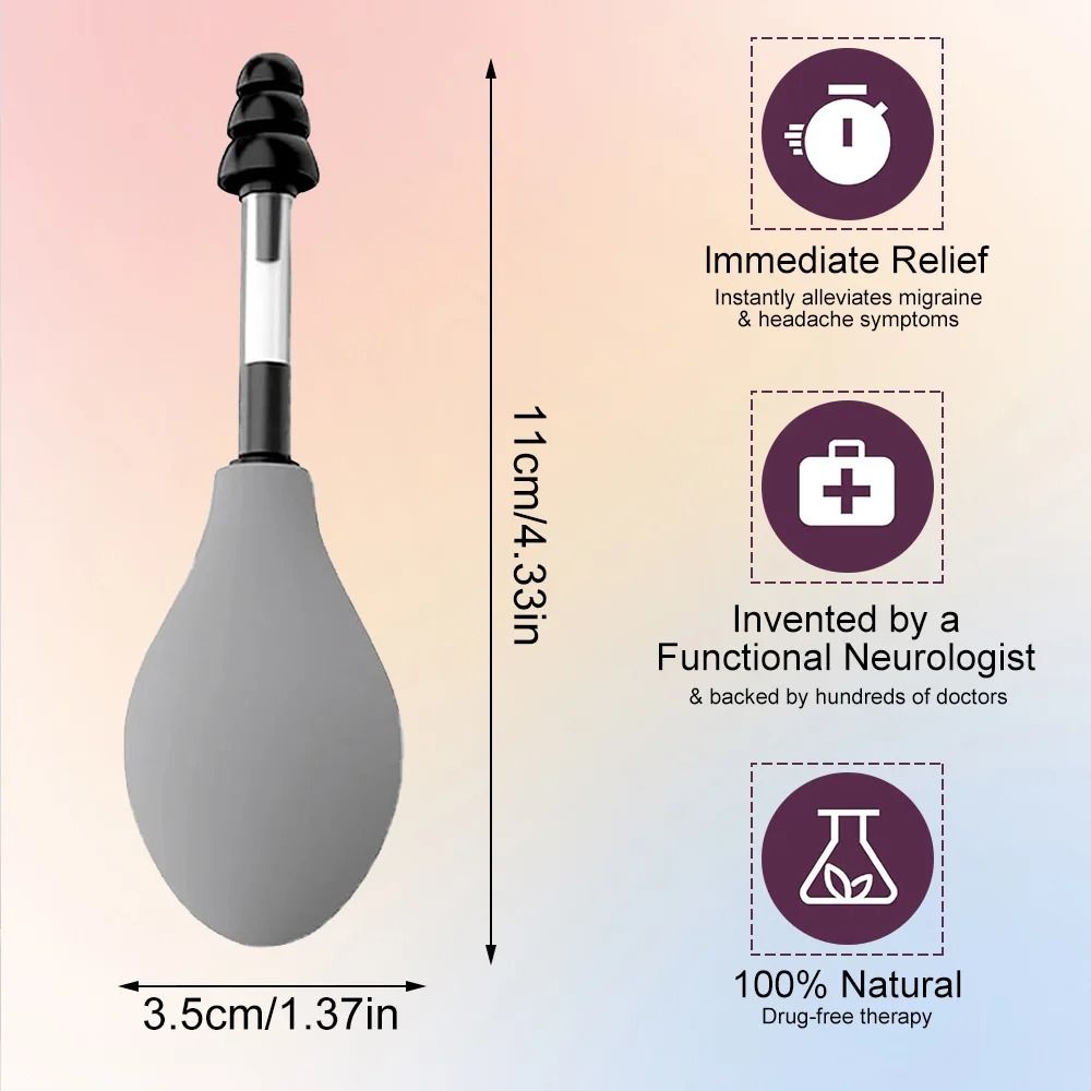 Portable Ear Pressure Relief Tool with Suction Function