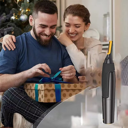 Ultra-Thin Nose & Ear Hair Trimmer – Waterproof, Portable Grooming Tool for Men