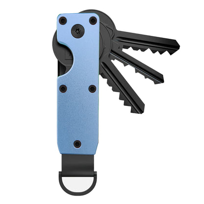 Minimalist Key Organizer Compact Holder, Durable Metal Key Chain Case | Pocket Key Holder for Keychain
