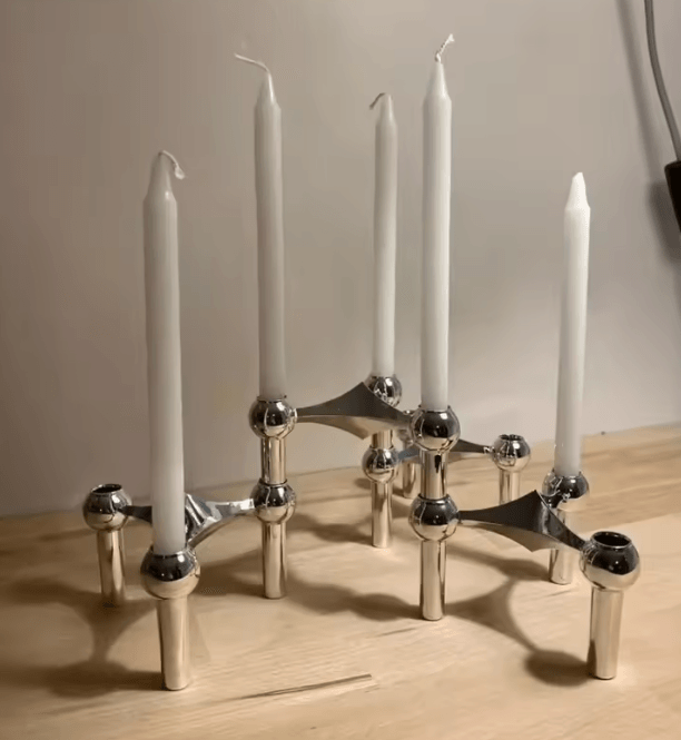 MoleCandle Nordic Metal Candle Holder