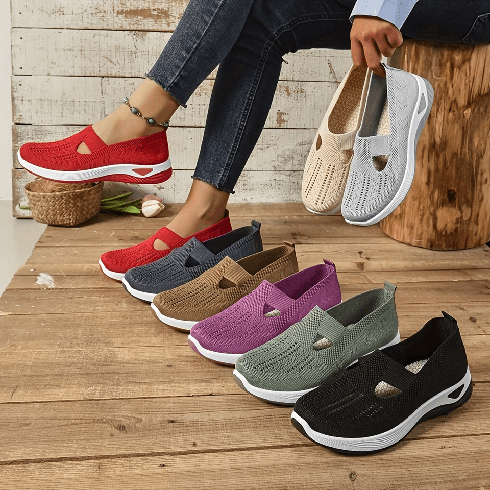 AirEase Women Breathable Mesh Walking Shoes
