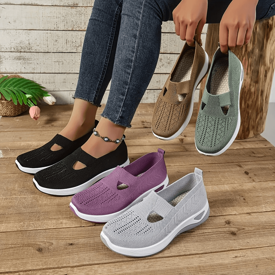 AirEase Women Breathable Mesh Walking Shoes