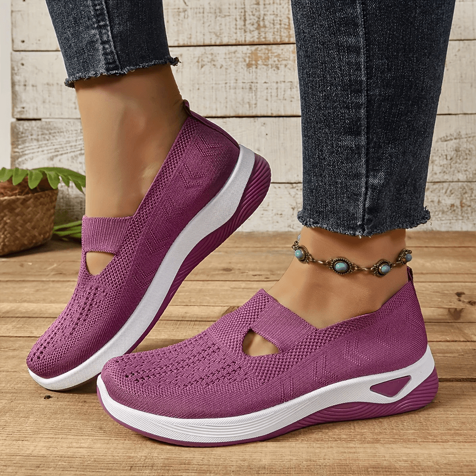 AirEase Women Breathable Mesh Walking Shoes