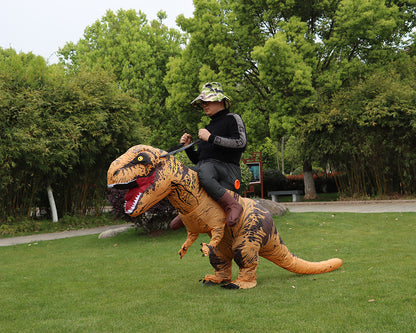 T-REX Monster Inflatable Costume – Blow-Up Dinosaur Cosplay Suit for Halloween, Christmas & Parties