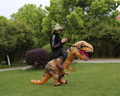 T-REX Monster Inflatable Costume – Blow-Up Dinosaur Cosplay Suit for Halloween, Christmas & Parties
