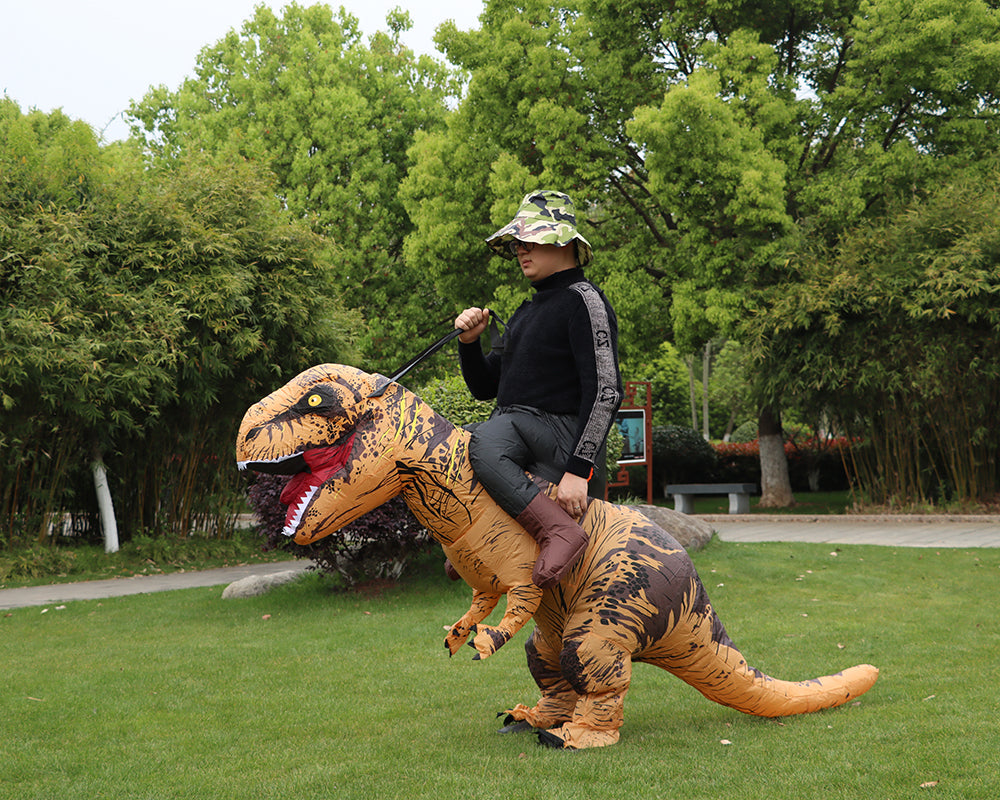 T-REX Monster Inflatable Costume – Blow-Up Dinosaur Cosplay Suit for Halloween, Christmas & Parties