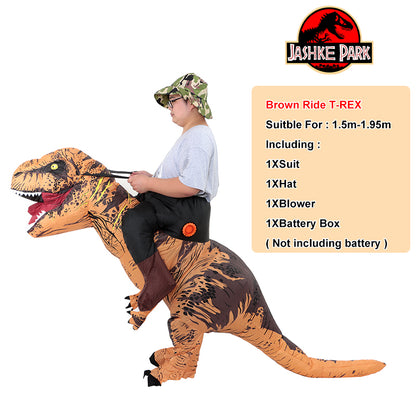 T-REX Monster Inflatable Costume – Blow-Up Dinosaur Cosplay Suit for Halloween, Christmas & Parties