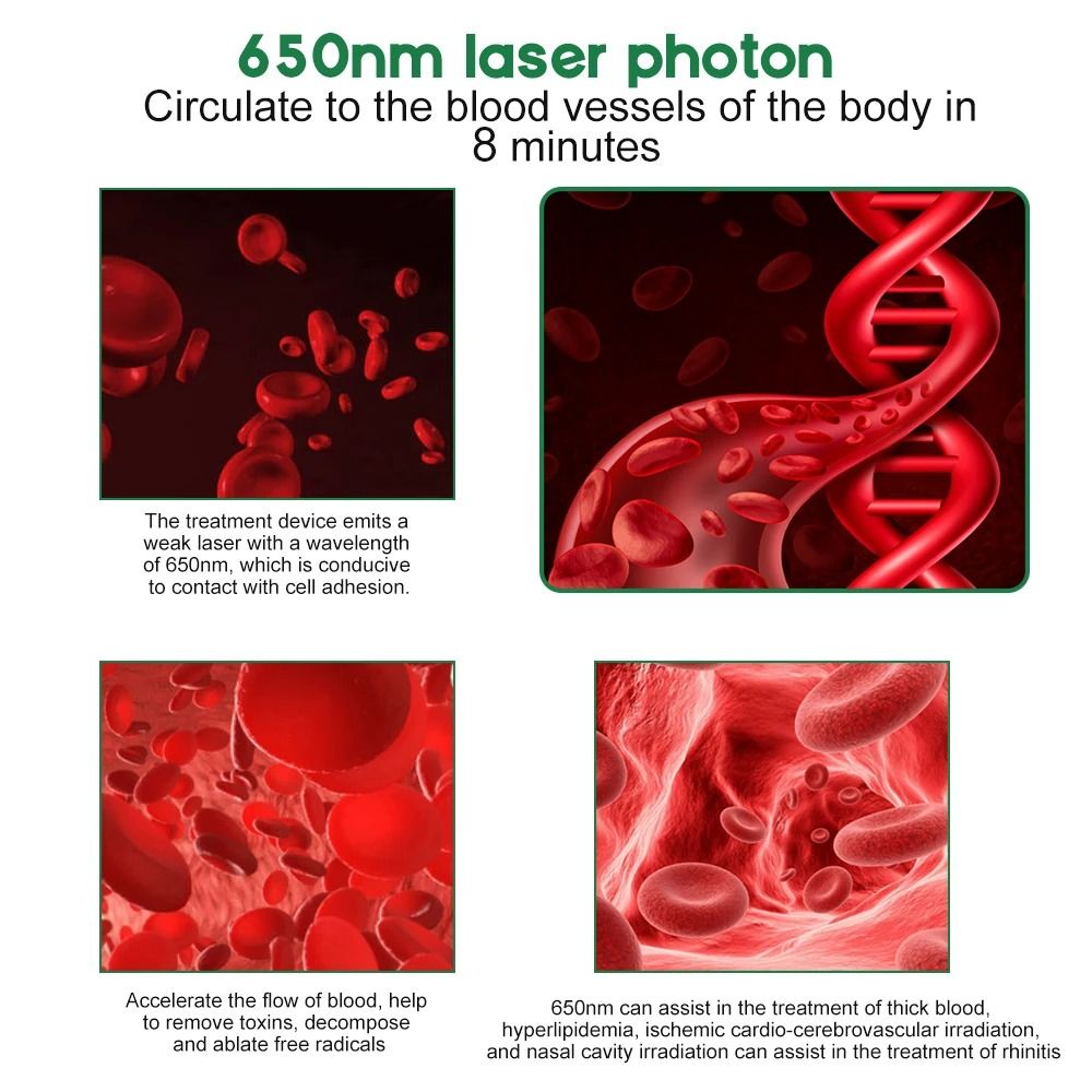 Laser Therapy Device for Tinnitus Ear and Nasal Irradiation Treatment