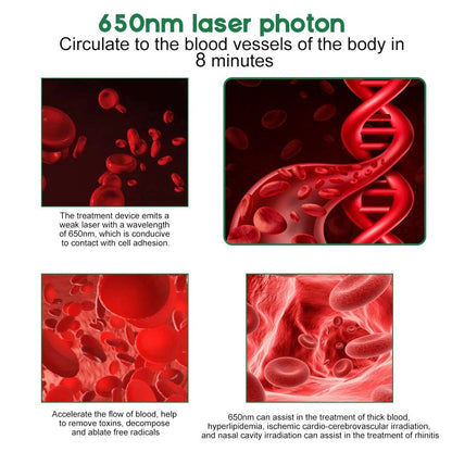 Laser Therapy Device for Tinnitus Ear and Nasal Irradiation Treatment