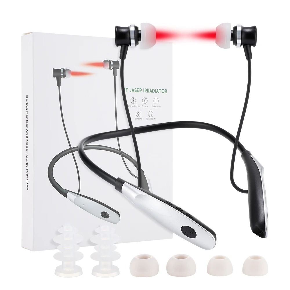 Laser Therapy Device for Tinnitus Ear and Nasal Irradiation Treatment