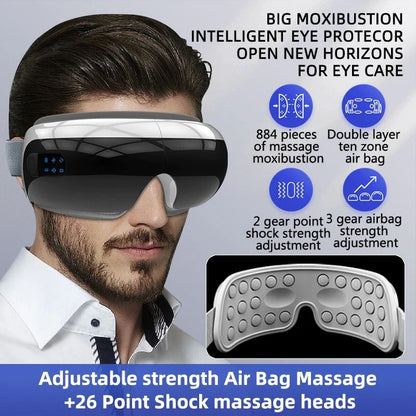 Electric Eye Massager with Heat and Air Compression