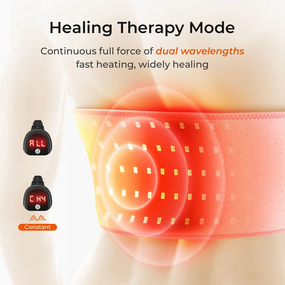 Red Light Therapy Belt for Fat Loss and Pain Relief with 100 LEDs