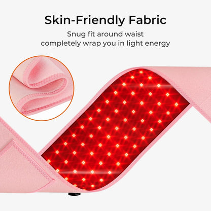Red Light Therapy Belt for Fat Loss and Pain Relief with 100 LEDs