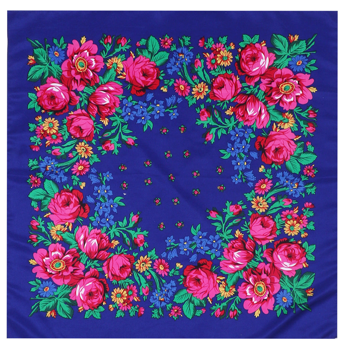 French Pastoral Style Sub-Headscarf, Womens Fashion Triangle Scarf for Spring, Summer, Decorative Tied Hair Headband