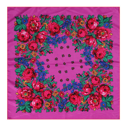 French Pastoral Style Sub-Headscarf, Womens Fashion Triangle Scarf for Spring, Summer, Decorative Tied Hair Headband