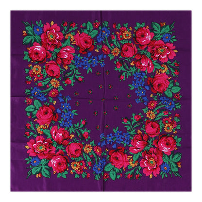 French Pastoral Style Sub-Headscarf, Womens Fashion Triangle Scarf for Spring, Summer, Decorative Tied Hair Headband