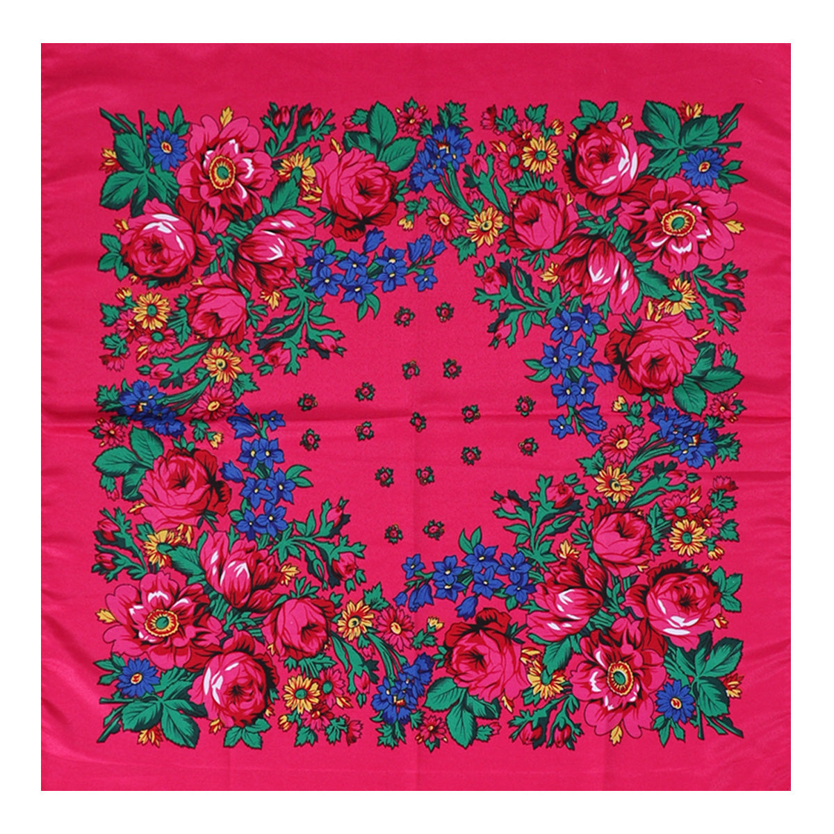 French Pastoral Style Sub-Headscarf, Womens Fashion Triangle Scarf for Spring, Summer, Decorative Tied Hair Headband
