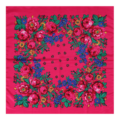 French Pastoral Style Sub-Headscarf, Womens Fashion Triangle Scarf for Spring, Summer, Decorative Tied Hair Headband