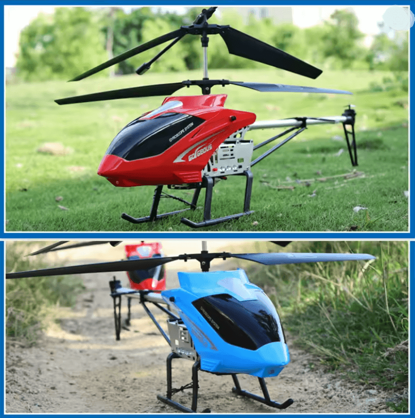 Extra Durable Big Plane Toy For Kids, RC Helicopter With Remote Control, Outdoor Helicopter