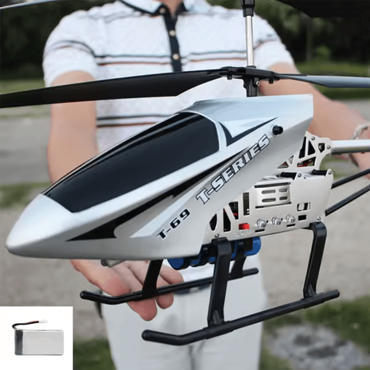 Extra Durable Big Plane Toy For Kids, RC Helicopter With Remote Control, Outdoor Helicopter