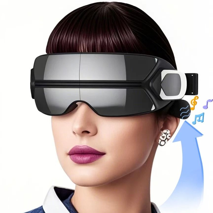 Smart Steam Eye Massager with Bluetooth and Bone Conduction Music