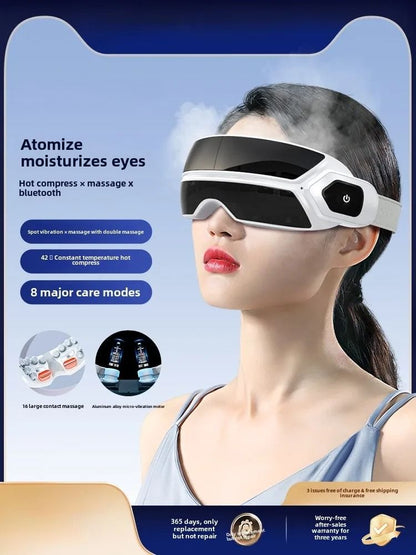 Smart Steam Eye Massager with Bluetooth and Bone Conduction Music