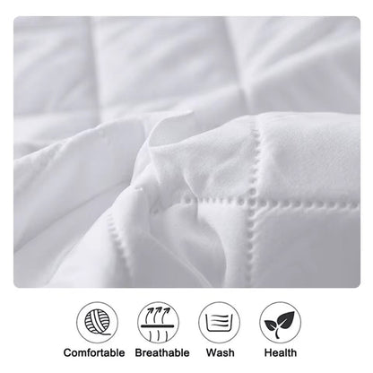Waterproof Mattress Protector Fitted Sheet Cover for Single Double Beds in Multiple Sizes