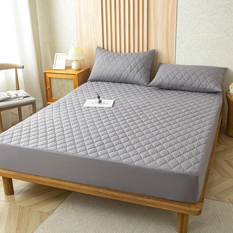 Waterproof Mattress Protector Fitted Sheet Cover for Single Double Beds in Multiple Sizes