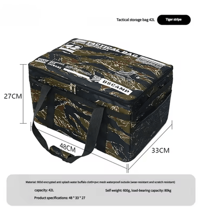 Tactical Camping Storage Bag Insulated Folding Box Waterproof 30L or 42L