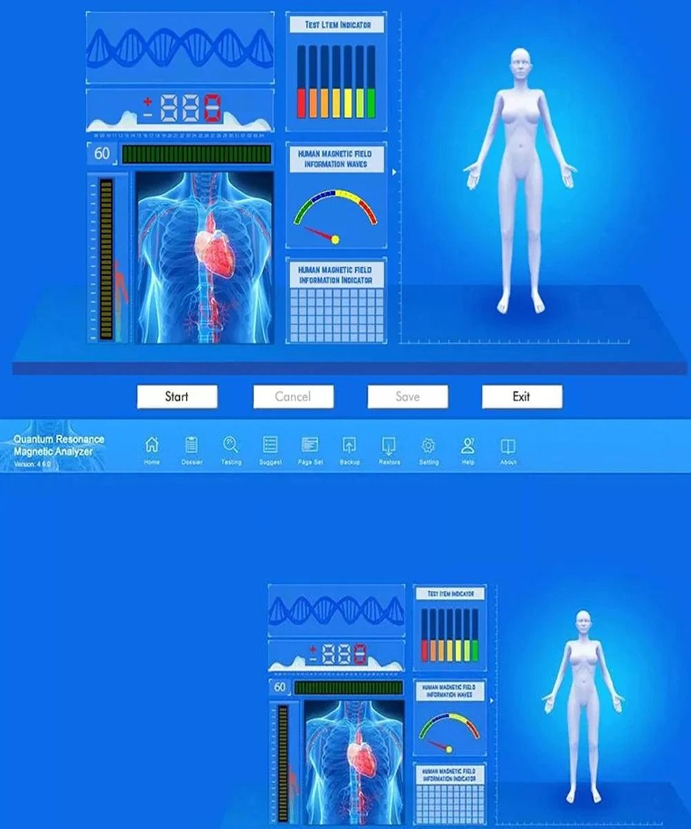 Quantum Magnetic Health Analyzer for Full Body Wellness asd