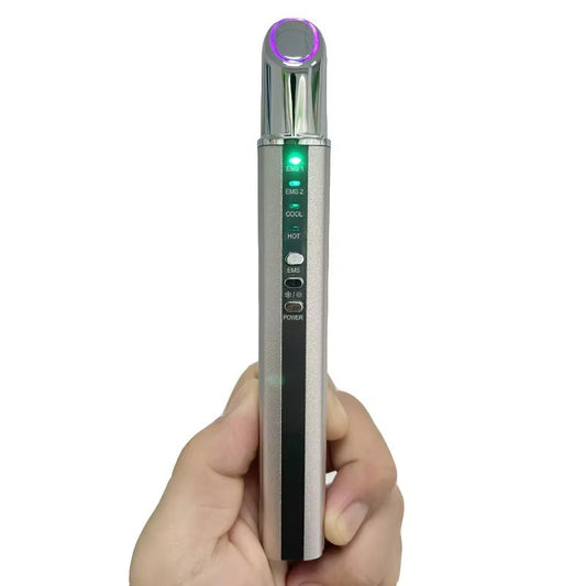 RadiantLift Sound-Wave Eye Massager – EMS Vibration for Wrinkle & Eye-Bag Reduction